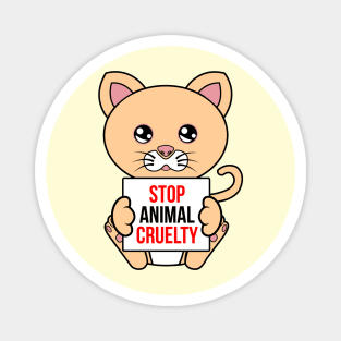 Stop Animal Cruelty Magnet